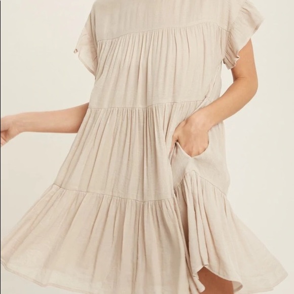 BLUIVY Tiered Baby Doll Dress - Picture 6 of 6